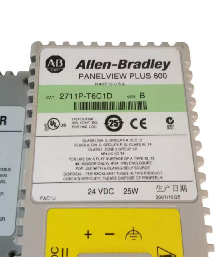 Allen Bradley 2711P-T6C1D
