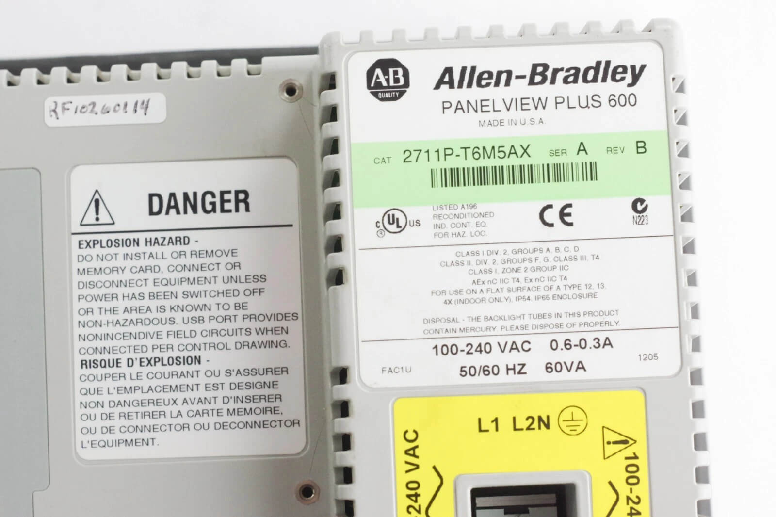 Allen Bradley 2711P-T6M5A