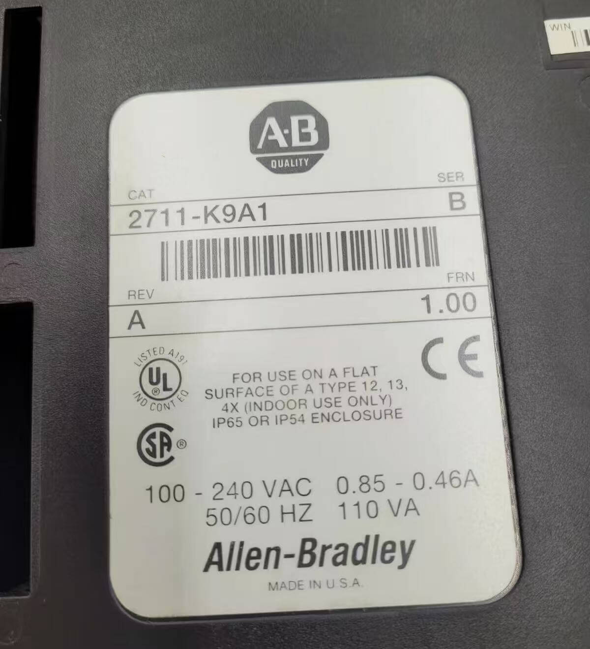 Allen Bradley 2711P-K4C20D