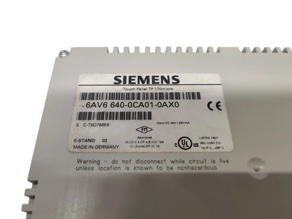 Siemens 6AV6640-0CA01-0AX0