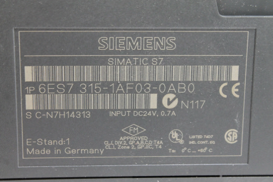 Siemens 6ES7315-1AF03-0AB0